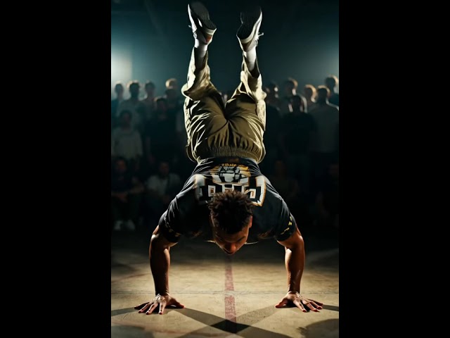 B-Boy Flare Move Animated — Breakdance Hip-Hop Short