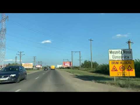 DJ592 Lărgire 4 benzi Moșnița Nouă 17.08.2020 (Strabag)