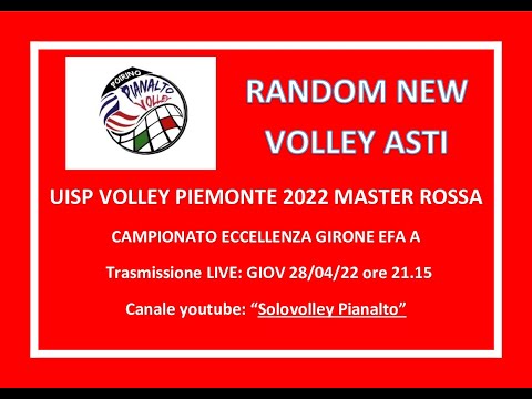 PIANALTO MASTER ROSSA - RANDOM NEW VOLLEY ASTI_ UISP VOLLEY ECC FEM 2022