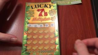 New $10 Lucky 7's Multiplier - Michigan Lottery - 1/8/17