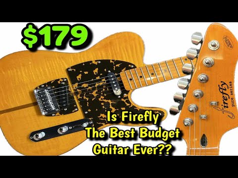 THIS FLAME MAPLE TOP Telecaster From FireFly IS THE KING! BEST TELECASTER GUITAR PERIOD!