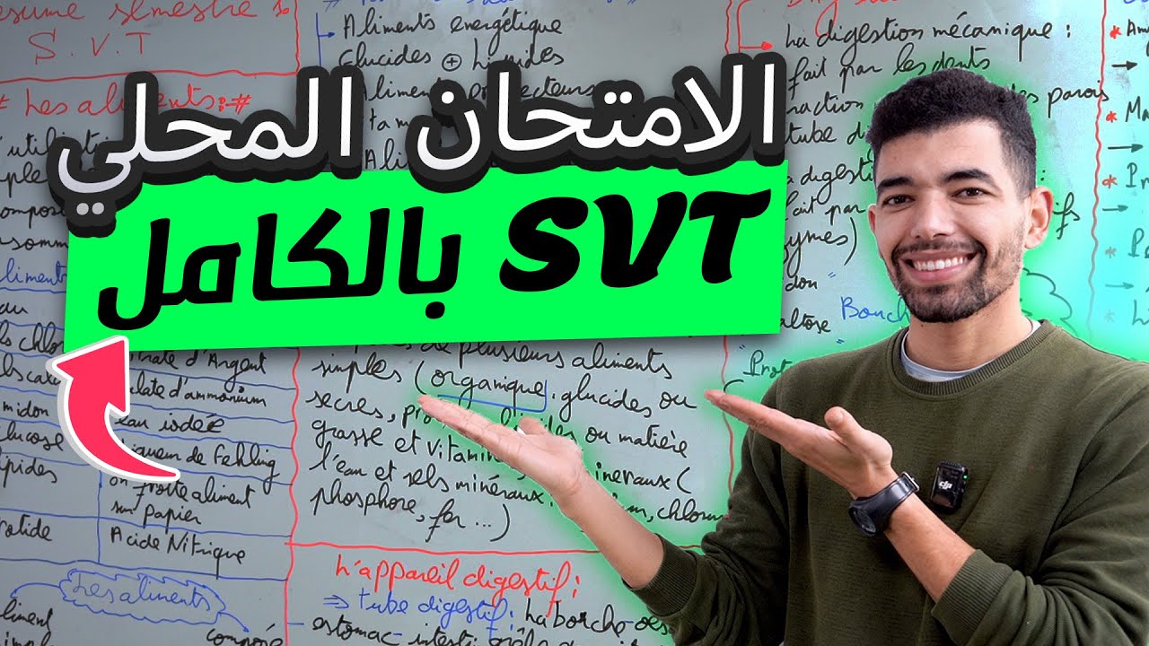 SVT 3ème année collège Examen local ( SVT ) 3ème année collège - الامتحان المحلي علوم الحياة والارض