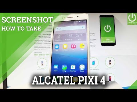 ALCATEL Pixi 4 Capture Screen / How to Take Screenshot