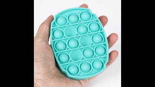 Vídeo de Pop-it Brinquedo Empurra Bolha Anti Stress Fidget Toys