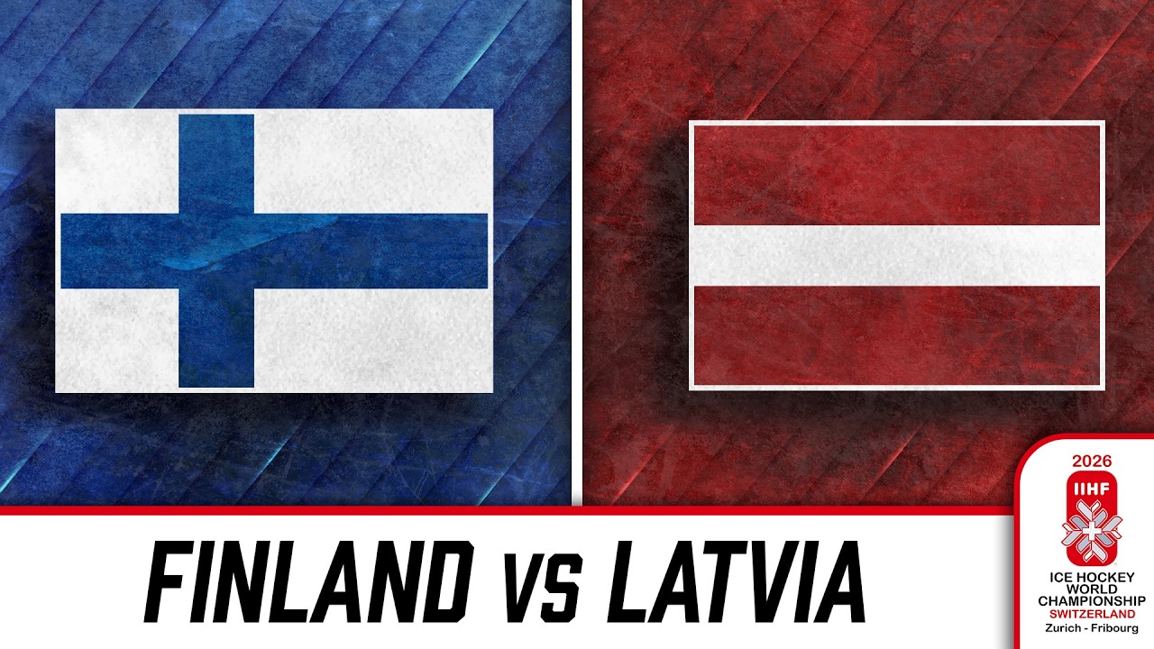 Watch Finland vs Latvia at the 2026 IIHF World Championship 🇫🇮🇱🇻🏒