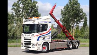 شاحنة ذات الخطاف Scania R650 V8 NGS | 6X2 | HIAB HOOK | RETARDER | EURO 6 | صورة 4 - Autoline