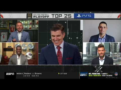 Joey Galloway "EXPLAINS WHY" Alabama, Clemson & Ohio State is best chance to reach for CFP