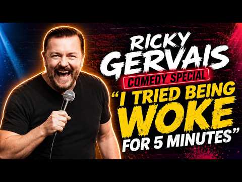 Ricky Gervais Comedy Special -“I Tried Being Woke for 5 Minutes”