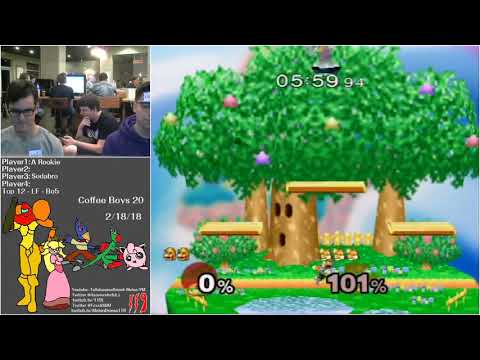 CB 2/18/18 - Melee Singles - A Rookie (Mario) Vs. Sodabro (Fox) - Top 12 LF