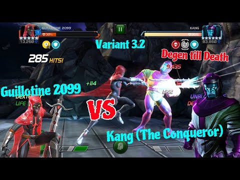 Variant3.2 Kang Boss solo with Guillotine 2099 #MCOC (Marvel Contest of Champions)