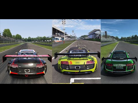 Assetto Corsa vs. Project Cars vs. RaceRoom Racing Experience - Audi R8 LMS Ultra @Monza GP