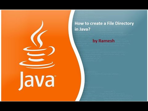 JAVA FAQ # 112 || How to Create File Directory in Java?