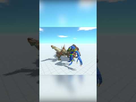 Flagelo VS Goro VS Hidra - Animal Revolt Battle Simulator