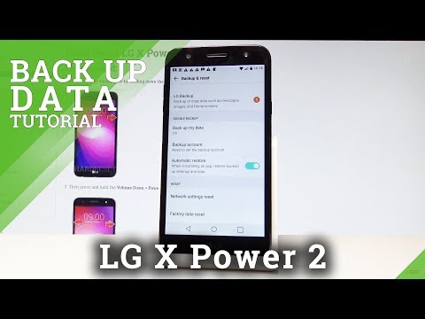 How to Allow Google Backup in LG X Power 2 - Back Up Data |HardReset.Info
