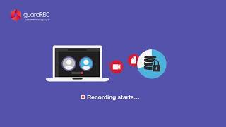 How it works - Teams Compliance Recording with GuardREC