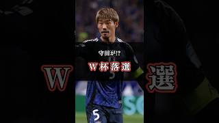 守田がまさかの日本代表W杯メンバー落選😱😱 #日本代表 #ワールドカップ #守田英正