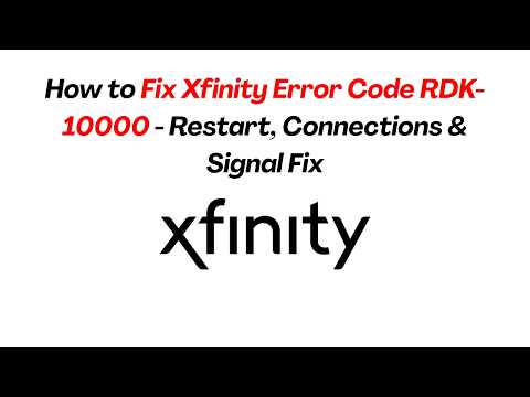 Comcast Rdk 10000