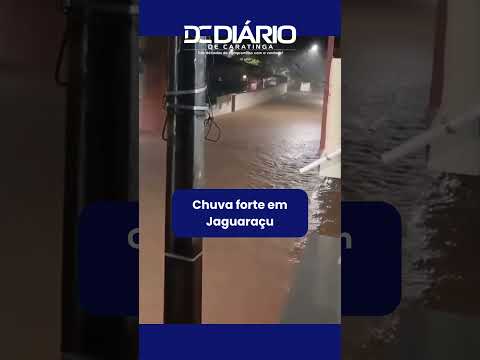 Chuva forte em Jaguaraçu