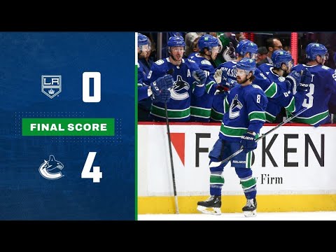 Canucks(4) Vs LA Kings(0) ALL GOALS AND HIGHLIGHTS December 6th 2021