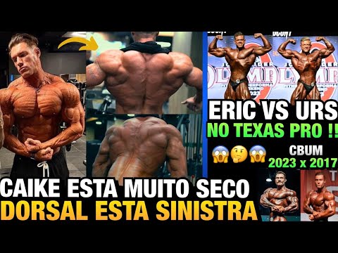 CAIKE MOSTRA DORSAL INCRÍVEL E ESTÁ MUITO SECO + ÉRIC VS URS + EVOLUÇÃO DO CBUM