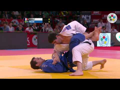 Judo Grand Slam Paris 2013: -100kg   MARET, Cyrille (FRA) -  PACEK, Martin (SWE)