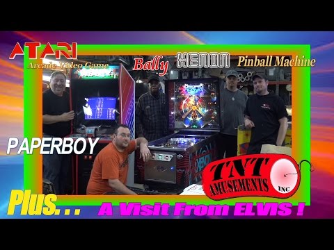 #1115 Bally XENON Pinball Machine & Atari PAPERBOY Video Game - TNT Amusements