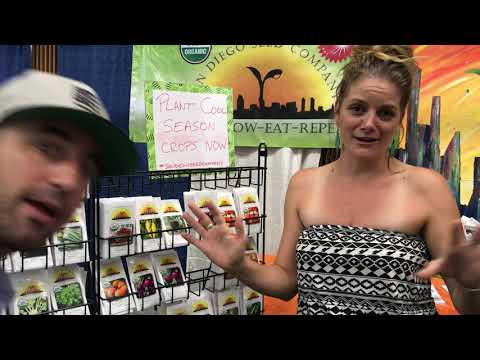 Talking Fall Gardening with San Diego Seed Company at 2019 National Heirloom Expo