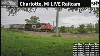 Charlotte Live Railcam - Charlotte, MI #SteelHighway live webcam