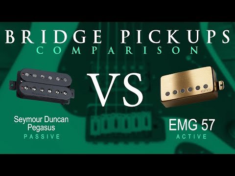 Seymour Duncan PEGASUS vs EMG 57 - Bridge Pickup Guitar Comparison / Demo