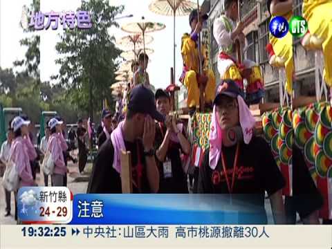 金門迎城隍! 186米蜈蚣座破紀錄