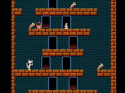 Bugs Bunny Crazy Castle (NES) Part 27: Stage 52 & 53