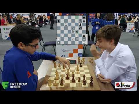 Anish Giri vs Daniil Dubov - The Modern Day Tal Unleashed - World Rapid 2022