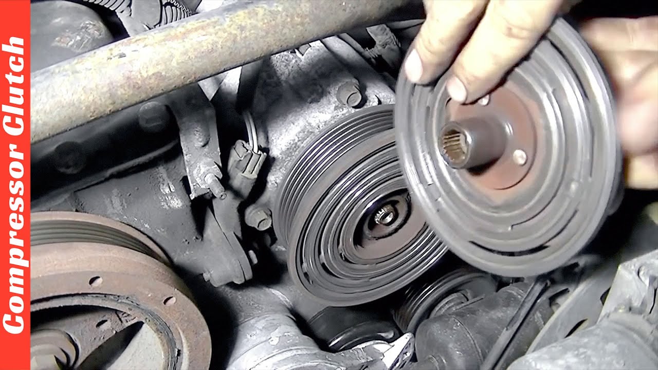 REPLACE Car AC Clutch Without Removing Compressor EN