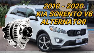 2010 - 2020 Kia Sorento V6 Alternator Replacement
