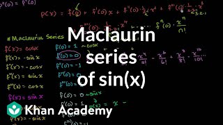 Sine Taylor Series at 0 (Maclaurin)