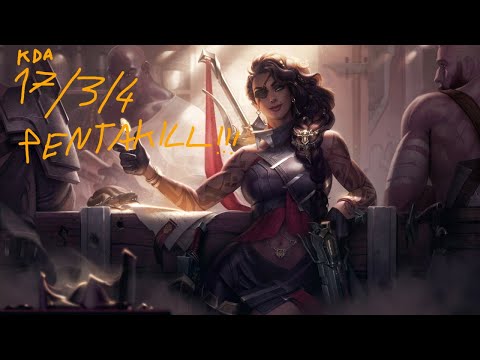 EH03 LOL - Samira/Morgana VS Rengar/Ivern ADC 17/3/4 PENTAKILL!!!
