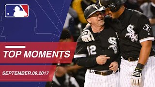 Abreu hits for the cycle plus nine moments from around the Majors, Sábado 09 de Septiembre 2017