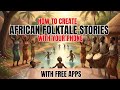 How To Create African Folktale Stories With Just Your Phone Free Apps Step By Step For Beginners