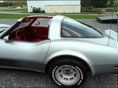 1980 Silver Corvette T Top Video