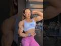 Sexy Female Bodybuilder Shows Her Muscular Shoulders And Biceps Natalia Soltero