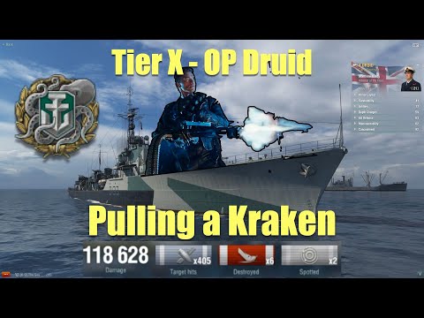 OP Druid pulls a Kraken | Speechless | World of Warships