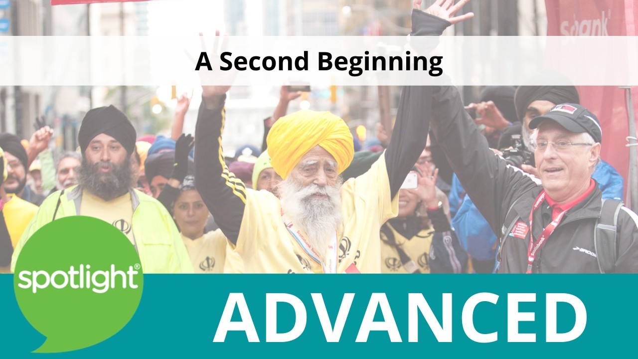 A Second Beginning | ADVANCED | practice English with Spotlight