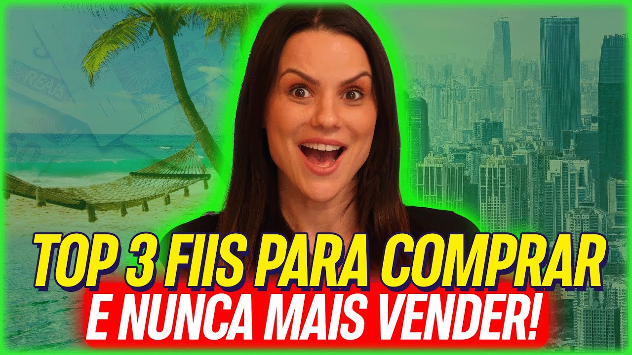 3 MELHORES FUNDOS PARA COMPRAR E NUNCA MAIS VENDER! FUNDOS IMOBILIÁRIOS MUITO BARATOS!