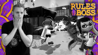 "BLACK AND WHITE" SPLATOON CHALLENGE! | Rules Boss