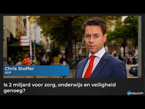 Uitgelicht! 24 september 2021 - Chris Stoffer (SGP) over 2 miljard voor o.a. zorg en onderwijs
