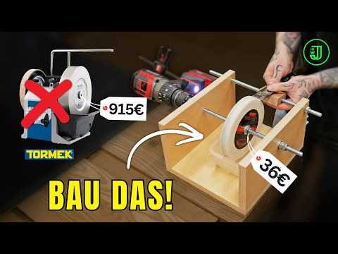 TORMEK T8 zu teuer? 👉 So baust du dir deinen NASSSCHLEIFER ganz einfach selber! 🤩 | Jonas Winkler