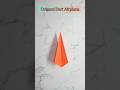 Paper Dart Airplane | How to Make a Paper Airplane That Flies Far | Stop Motion Origami