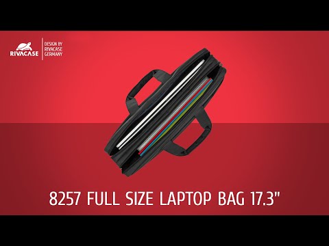 Nešiojamojo kompiuterio dėklas - Rivacase 43.9 cm (17.3") kietas, juodas video