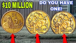 Rare Australia 1995 One Dollar & 1988 Two Dollar Elizabeth II Coins Worth Big Money