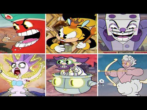 Cuphead - All Bosses on Expert Difficulty (No Damage - S Ranks)